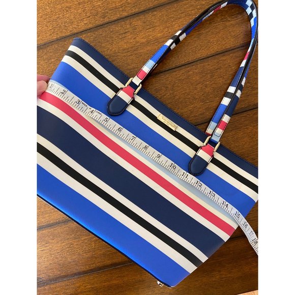 Kate Spade Laurel Way Nautical Summer Striped Tote Used once - Picture 12 of 13